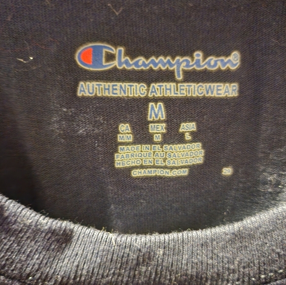 Champion Quinnipiac Navy Long Sleeve Shirt - Picture 3 of 3